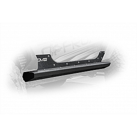 DV8 Offroad Rocker Panel Guard - Black Tube Powder Coated Steel Set Of 2 - SRSOTB-12