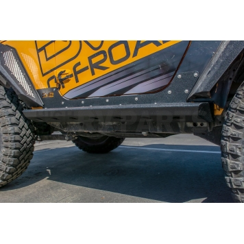 DV8 Offroad Rocker Panel Guard - Black Tube Powder Coated Steel Set Of 2 - SRSOTB-12-1