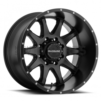 RaceLine Wheel 20 Diameter -44 Offset Aluminum Black Single-3