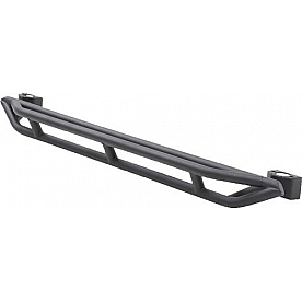 Smittybilt Rocker Panel Guard - Round Tube Steel Black Textured Powder Coated - 76633