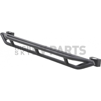 Smittybilt Rocker Panel Guard - Round Tube Steel Black Textured Powder Coated - 76633