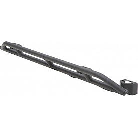 Smittybilt Rocker Panel Guard - Round Tube Steel Black Textured Powder Coated - 76643