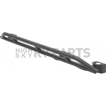 Smittybilt Rocker Panel Guard - Round Tube Steel Black Textured Powder Coated - 76643