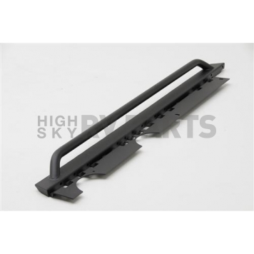 Smittybilt Rocker Panel Guard - Round Tube Steel Black Textured Powder Coated - 76890