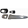 Help! By Dorman Exterior Door Handle - Plastic Silver Single - 95135