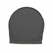 Covercraft Tire Cover 24 Inch To 26 Inch Black Flannel Backed Vinyl Set Of 2 - ST7000BK