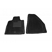 Lund Floor Liner Black Synthetic Fiber Molded-Fit Set of 2 - 6064449