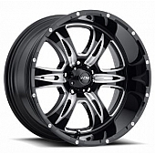 Ultra Wheel 20 Diameter -25 Offset Painted Gloss With Milled Accents Single - 249-2173BM25