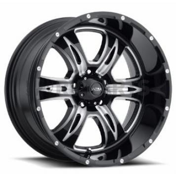 Ultra Wheel 20 Diameter -25 Offset Painted Gloss With Milled Accents Single - 249-2173BM25