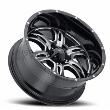 Ultra Wheel 20 Diameter -25 Offset Painted Gloss With Milled Accents Single - 249-2173BM25-1