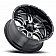 Ultra Wheel 20 Diameter -25 Offset Painted Gloss With Milled Accents Single - 249-2173BM25