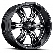 Ultra Wheel Predator II 249 - 20 x 9 Black With Natural Accents - 249-2973BM12