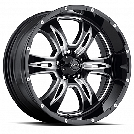 Ultra Wheel Predator II 249 - 20 x 9 Black With Natural Accents - 249-2973BM12