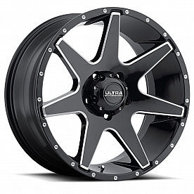 Ultra Wheel 20 Diameter 18 Offset Painted Gloss With Milled Accents Single - 205-2973BM+18