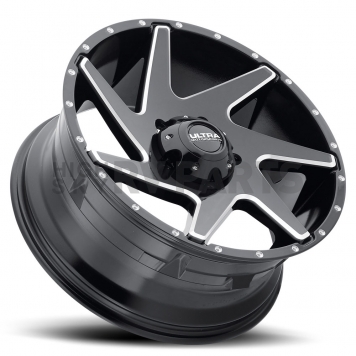 Ultra Wheel Vortex 206 - 20 x 10 Black With Natural Accents - 206-2173BM25-1