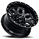 Ultra Wheel Warlock 217 - 20 x 9 Black With Milled Accents - 217-2905BM+01