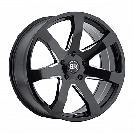 Black Rhino Wheel Mozambique - 22 x 9.5 Black With Natural Accents - 2295MZA305127B71
