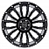 Black Rhino Wheel Pinatubo - 22 x 12 Black With Natural Accents - 2212PNT-45127B71