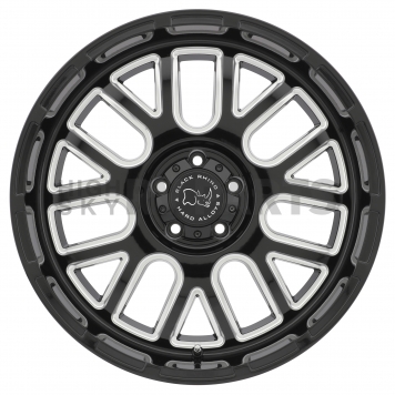 Black Rhino Wheel Pismo - 22 x 12 Black With Natural Accents - 2212PIS-45127B71-1