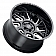 Black Rhino Wheel Reaper - 22 x 11.5 Black With Natural Accents - 2215RPR-45127B71