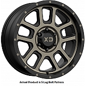 KMC Wheel 22 Diameter -76 Offset Aluminum Black With Dark Tinted Face Single