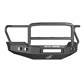 Road Armor Bumper Stealth Lonestar 1-Piece Design Steel Black - 611R5BNW