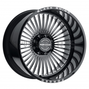 Black Rhino Wheel Horus - 24 x 14 Black With Natural Accents - 2414HRS-65127B71