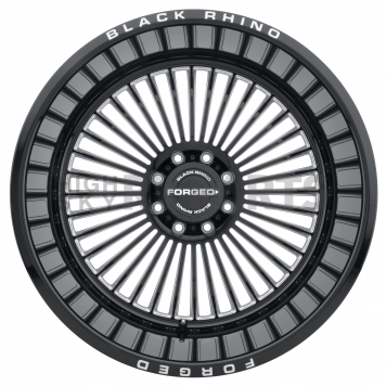 Black Rhino Wheel Horus - 24 x 14 Black With Natural Accents - 2414HRS-65127B71-1
