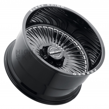 Black Rhino Wheel Horus - 24 x 14 Black With Natural Accents - 2414HRS-65127B71-2