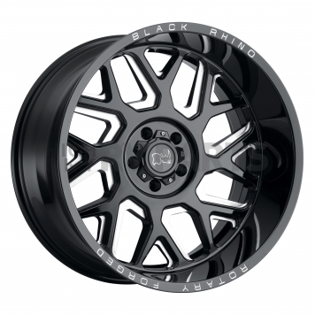 Black Rhino Wheel Reaper - 24 x 14 Black With Natural Accents - 2414RPR-65127B71