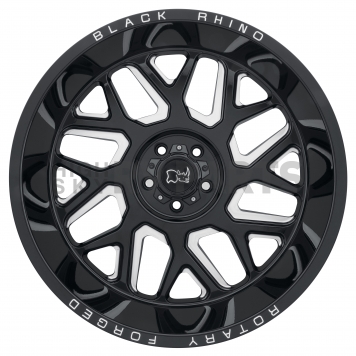 Black Rhino Wheel Reaper - 24 x 14 Black With Natural Accents - 2414RPR-65127B71-1
