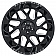 Black Rhino Wheel Reaper - 24 x 14 Black With Natural Accents - 2414RPR-65127B71