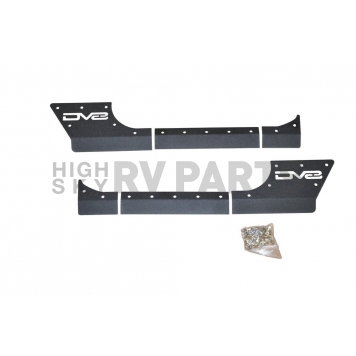DV8 Offroad Rocker Panel Guard - Black Powder Coated Steel - SRSOTB-05-1