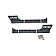 DV8 Offroad Rocker Panel Guard - Black Powder Coated Steel - SRSOTB-05