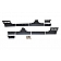 DV8 Offroad Rocker Panel Guard - Black Powder Coated Steel - SRSOTB-05