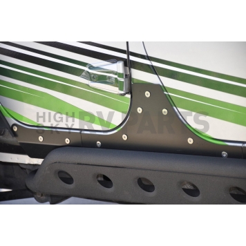 DV8 Offroad Rocker Panel Guard - Black Powder Coated Steel - SRSOTB-05-4