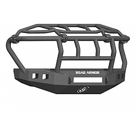 Road Armor Bumper Sahara Pre-Runner 1-Piece Design Steel Black - 617F3BNW