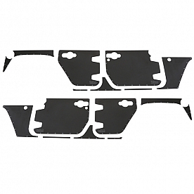 Smittybilt Body Protector Kit - Vinyl Coated Magnetic PVC Black - 76994