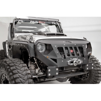 Fab Bumper Grumper 1-Piece Design Steel Black - GR1000-1-1