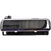 Help! By Dorman Exterior Door Handle - Plastic Silver Single - 77063