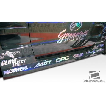 Extreme Dimensions Side Skirt - Primered Fiberglass Reinforced Plastic Black Set of 2 - 105858