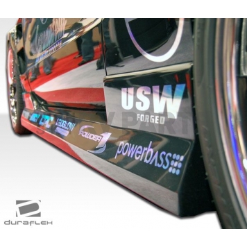 Extreme Dimensions Side Skirt - Primered Fiberglass Reinforced Plastic Black Set of 2 - 105858-3