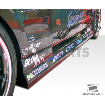 Extreme Dimensions Side Skirt - Primered Fiberglass Reinforced Plastic Black Set of 2 - 105858-4