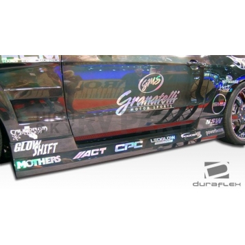 Extreme Dimensions Side Skirt - Primered Fiberglass Reinforced Plastic Black Set of 2 - 105858-5