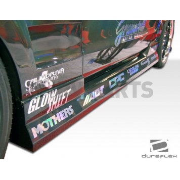 Extreme Dimensions Side Skirt - Primered Fiberglass Reinforced Plastic Black Set of 2 - 105858-6