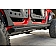 DV8 Offroad Rocker Panel Guard - Black Powder Coated Steel Set Of 2 - SRJL-06