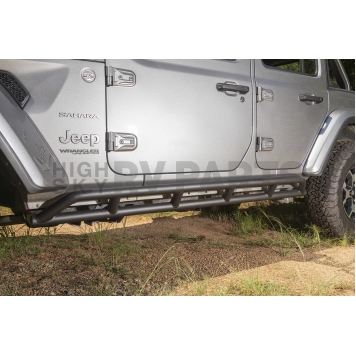 Rugged Ridge Rocker Panel Guard - Tubular Steel Black Powder Coated - 11504.36-1