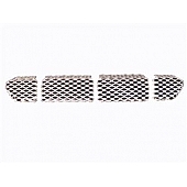 Street Scene Bumper Grille Insert Mesh Satin Silver Aluminum - 95077708