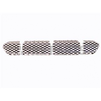 Street Scene Bumper Grille Insert Mesh Satin Silver Aluminum - 95077708
