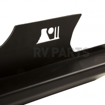 Rugged Ridge Rocker Panel Guard - Flat Steel Black Powder Coated - 1150432-2